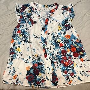 Floral Print Women's Top